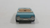 2014 Hot Wheels Mustang 50th '65 Mustang Convertible Light Blue Die Cast Toy Car Vehicle with Opening Hood