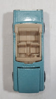 2014 Hot Wheels Mustang 50th '65 Mustang Convertible Light Blue Die Cast Toy Car Vehicle with Opening Hood