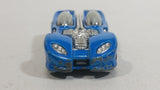 2000 Hot Wheels Super Launcher Splittin' Image II Neon Blue Die Cast Toy Car Vehicle