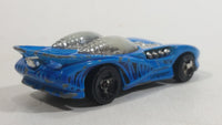 2000 Hot Wheels Super Launcher Splittin' Image II Neon Blue Die Cast Toy Car Vehicle