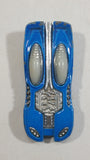 2000 Hot Wheels Super Launcher Splittin' Image II Neon Blue Die Cast Toy Car Vehicle