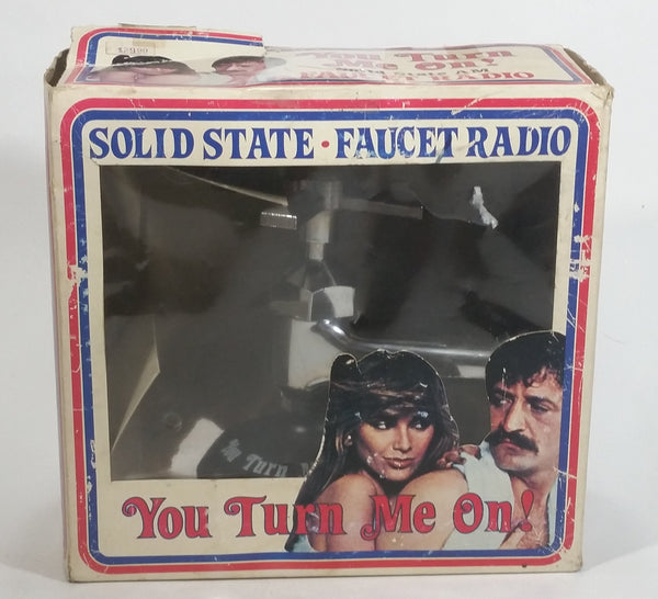 Rare HTF Vintage 1978 Solid State Faucet Radio "You Turn Me On!" Sink Tap Shaped with Box