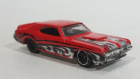 2014 Hot Wheels HW Workshop Heat Fleet '69 Mercury Cougar Eliminator Red Die Cast Toy Muscle Car Vehicle