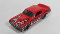 2014 Hot Wheels HW Workshop Heat Fleet '69 Mercury Cougar Eliminator Red Die Cast Toy Muscle Car Vehicle