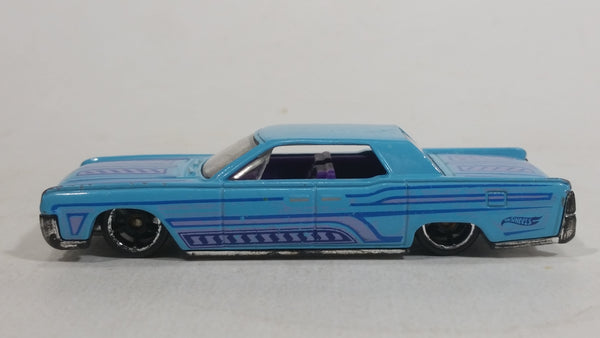 2014 Hot Wheels HW Workshop Garage '64 Continental Light Blue Die Cast Toy Muscle Car Vehicle