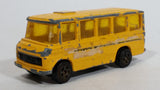 Vintage Corgi Juniors Mercedes-Benz School Bus Yellow Die Cast Toy Car Vehicle