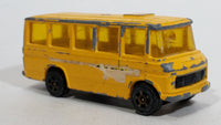 Vintage Corgi Juniors Mercedes-Benz School Bus Yellow Die Cast Toy Car Vehicle