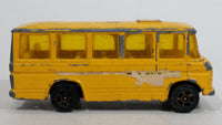 Vintage Corgi Juniors Mercedes-Benz School Bus Yellow Die Cast Toy Car Vehicle