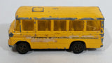 Vintage Corgi Juniors Mercedes-Benz School Bus Yellow Die Cast Toy Car Vehicle