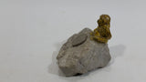 Gibraltar 5 Pence Monkey Macaque Sitting on Rock with Coin Decorative Figure Souvenir Travel Collectibles