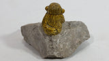 Gibraltar 5 Pence Monkey Macaque Sitting on Rock with Coin Decorative Figure Souvenir Travel Collectibles