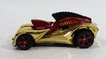 2012 Hot Wheels Troy Solider Gold Chrome Die Cast Toy Car Vehicle