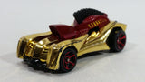 2012 Hot Wheels Troy Solider Gold Chrome Die Cast Toy Car Vehicle