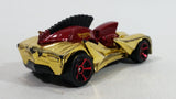 2012 Hot Wheels Troy Solider Gold Chrome Die Cast Toy Car Vehicle