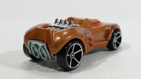 2012 Hot Wheels Growler Brown Die Cast Toy Car Vehicle