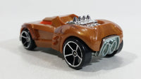 2012 Hot Wheels Growler Brown Die Cast Toy Car Vehicle