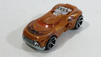 2012 Hot Wheels Growler Brown Die Cast Toy Car Vehicle