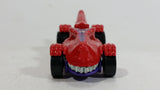 2012 Hot Wheels Thrill Racers Prehistoric T-Rextroyer Red Die Cast Toy Car Vehicle