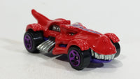 2012 Hot Wheels Thrill Racers Prehistoric T-Rextroyer Red Die Cast Toy Car Vehicle