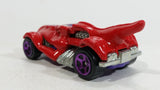 2012 Hot Wheels Thrill Racers Prehistoric T-Rextroyer Red Die Cast Toy Car Vehicle