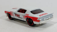 2012 Hot Wheels HW Main Street '70 Camaro RS White Kokomo Die Cast Toy Muscle Car Vehicle