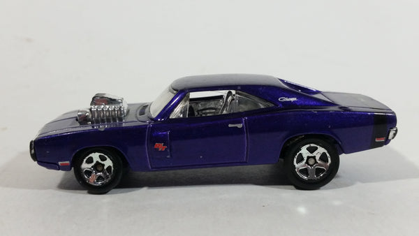 2011 Hot Wheels '70 Dodge Charger R/T Metallic Purple Die Cast Toy Muscle Car Vehicle