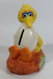 Vintage Gorham CTW Sesame Street Big Bird Character Holding Egg Hand Painted Ceramic Coin Bank Collectible