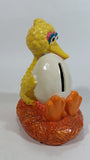 Vintage Gorham CTW Sesame Street Big Bird Character Holding Egg Hand Painted Ceramic Coin Bank Collectible