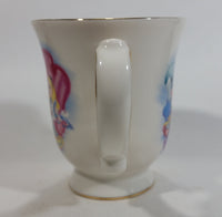 Disney Parks Alice In Wonderland Ceramic Elegantly Designed White Tea Cup Coffee Mug Collectible