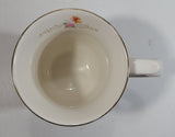 Disney Parks Alice In Wonderland Ceramic Elegantly Designed White Tea Cup Coffee Mug Collectible