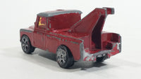 Vintage Corgi Juniors WhizzWheels Land Rover Wrecker Salvage Tow Truck Red Die Cast Toy Car Vehicle - Gt. Britain