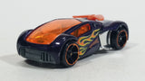 2010 Hot Wheels Phantom Racer Metalflake Dark Violet Purple Die Cast Toy Race Car Vehicle