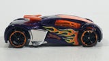 2010 Hot Wheels Phantom Racer Metalflake Dark Violet Purple Die Cast Toy Race Car Vehicle