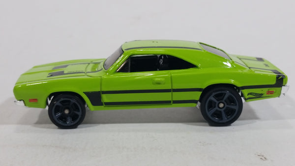 2016 Hot Wheels Night Burnerz '69 Dodge Charger 500 Lime Green Die Cast Toy Muscle Car Vehicle