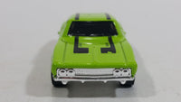 2016 Hot Wheels Night Burnerz '69 Dodge Charger 500 Lime Green Die Cast Toy Muscle Car Vehicle