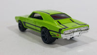 2016 Hot Wheels Night Burnerz '69 Dodge Charger 500 Lime Green Die Cast Toy Muscle Car Vehicle