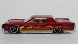 2010 Hot Wheels Race World Volcano '64 Continental Metalflake Candy Apple Red Die Cast Toy Muscle Car Vehicle