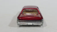 2010 Hot Wheels Race World Volcano '64 Continental Metalflake Candy Apple Red Die Cast Toy Muscle Car Vehicle