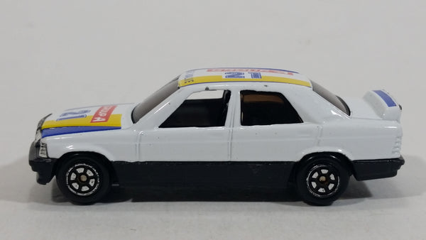 Yatming Mercedes-Benz 190 E 16 Valve Group A #21 No. 821 White Die Cast Toy Car Vehicle