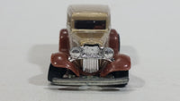 2008 Hot Wheels All Stars '32 Ford Delivery Truck Metalflake Pale Gold & Brown Red Line Die Cast Toy Car Vehicle