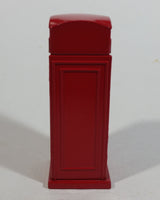 London Royal Telephone Phone Booth with Opening Door Red 3 3/4" Tall Die Cast Toy Collectible - TC 8689