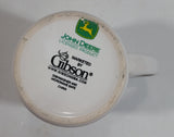 Gibson John Deere Tractors "Nothing Runs Like A Deere" 4 3/4" White Ceramic Coffee Mug Farming Collectible