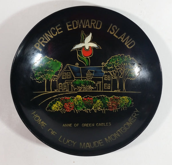 Rare Vintage Prince Edward Island Home Anne of Lucy Maude Montgomery Anne of Green Gables 8" Round Plastic Like Dish Souvenir