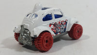 2015 Hot Wheels Stunt Devil Baja Bug Stunt Team White Die Cast Toy Car Vehicle