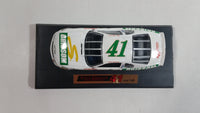 Real Image Nascar #41 Chevy Monte Carlo Steve Grissom 1/43 Scale White Die Cast Toy Car Vehicle in Display Case