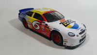 1999 Racing Champions Ford Taurus Cummins Nascar #6 Zerex Valvoline Mark Martin White Blue Red Yellow Die Cast Toy Race Car Vehicle 1:24 Scale