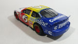 1999 Racing Champions Ford Taurus Cummins Nascar #6 Zerex Valvoline Mark Martin White Blue Red Yellow Die Cast Toy Race Car Vehicle 1:24 Scale