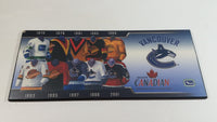 Molson Canadian Vancouver Canucks Ice Hockey Team Jersey History Wall Plaque Board