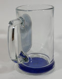 NHL Ice Hockey Vancouver Canucks Glass Beer Mug with Blue Bottom