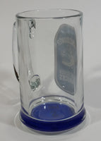 NHL Ice Hockey Vancouver Canucks Glass Beer Mug with Blue Bottom